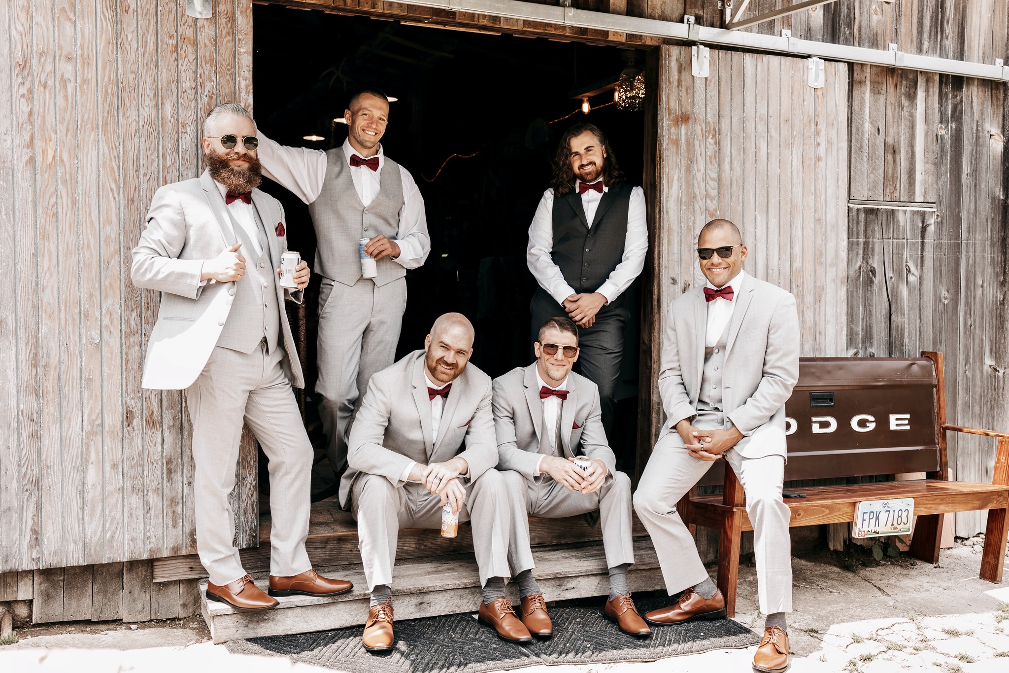 groom with groomsmen