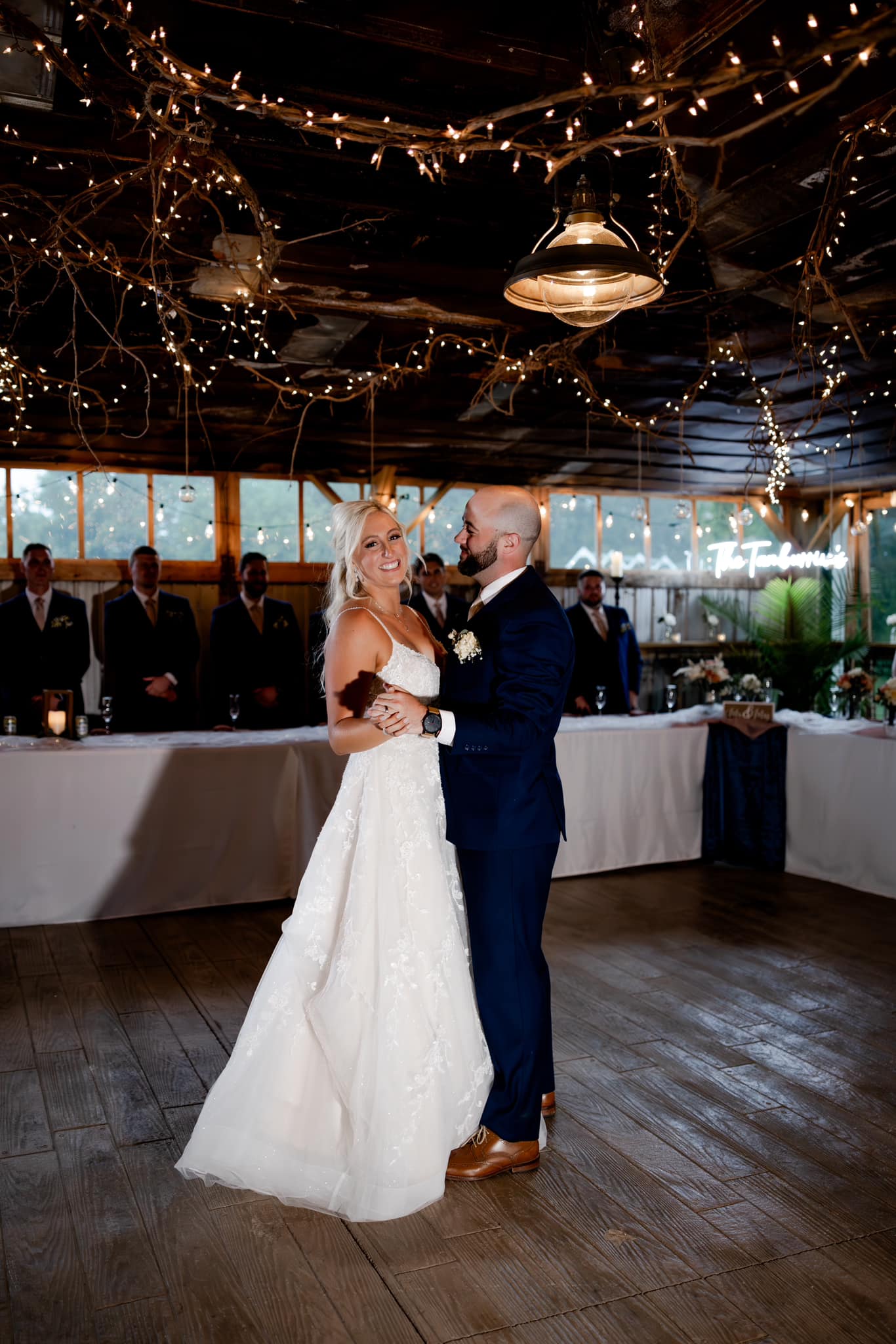 bride and groom's first dance