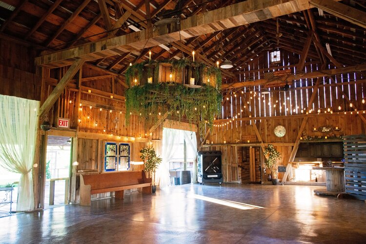 the palm tree barn interior
